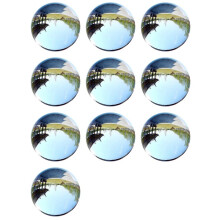 10pièces 40Mm Boule de Cristal en Verre Transparent, Accessoires de Photographie pour la SphÈre de GuÉrison Cadeaux