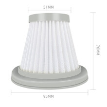3X Vervangende Stofzuiger HEPA-Filter voor  DX118C DX128C Huishoudelijke Reiniging Stofzuigeronderdelen