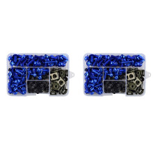390PCS Motorcycle Fairing Bolt Screw Nut Kit Bodywork Screws Motorcycle Universal Kit