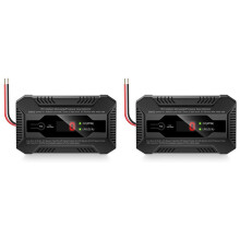 2X Détecteur de Monoxyde de Carbone et de Propane pour Camping-Car, Alarme Double LP/CO avec Voyants LCD Séparés, Alarme Sonore de 85 DB.
