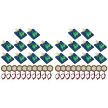 20pcs Piezoelectric Sensor Analog Ceramic Sensor Module Piezoelectricity for DIY KIT