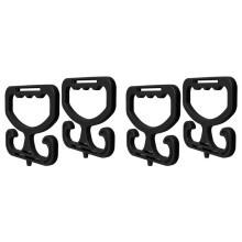 Einkaufstütenträger, Einkaufstütenhalter mit Griff, 4er-Pack Robuster Einkaufstütenhalter, für Einkaufstüten