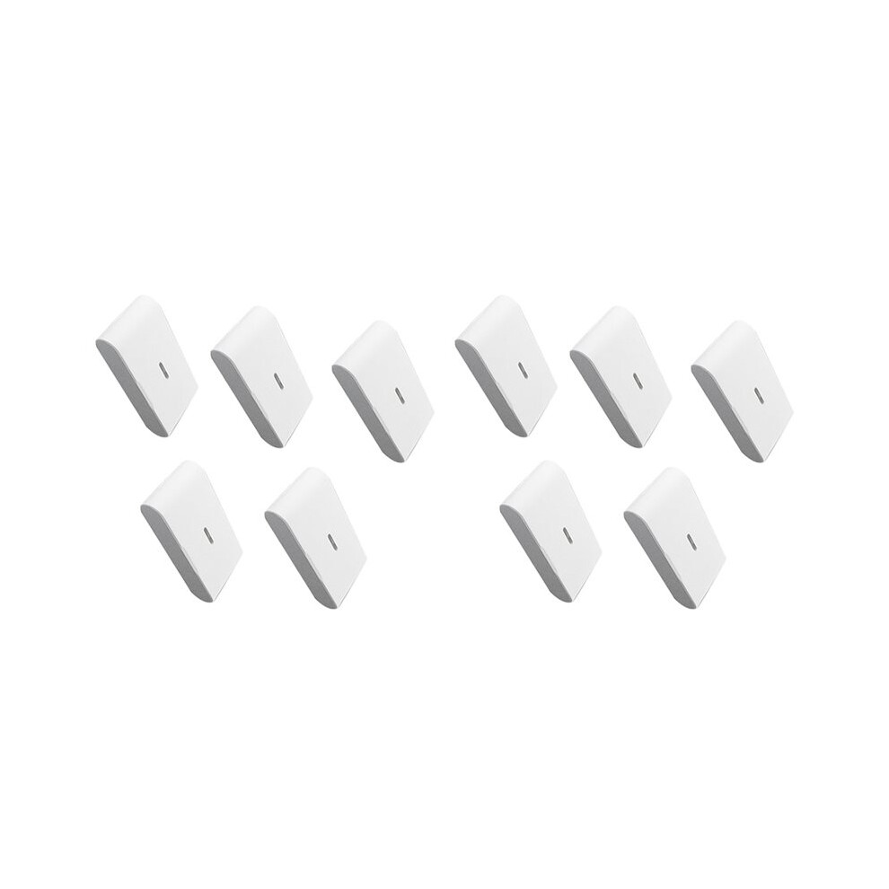 10Pcs 433Mhz Wireless Vibration Glass Break Detector, Adjustable Sensitivity, Compatible With Alarm Systems 6031363953454
