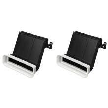 2X for Focus MK4 Air Inlet Tuyere Intake Duct Hatchback 4D Sedan 5D Tuning 2019 2020 2021 Black+White