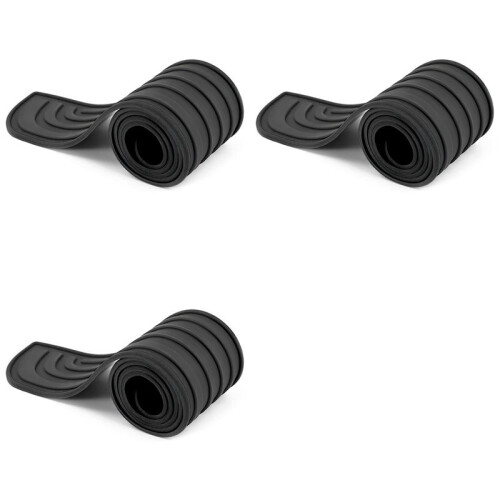 3X Car Rear Bumper Protector, Universal Flexible Bumper Guard Protector, Anti-Scratch Rear Bumper Protector Strip
