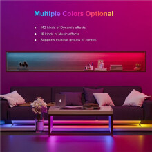 4X SP611E WS2812B WS2811 Music LED Strip Controller IR38 Keys Remote APP for Addressable LED Lighting DC5V-24V