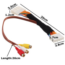4X 28 Pin AV Video Audio Cable for / Touch 2 and Entune Monitors Units