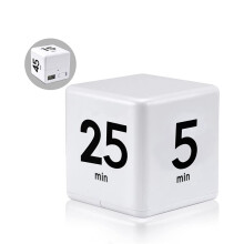6X Timer Kitchen Timer Management Timer for Management and Countdown 25-5-45-15 Minutes