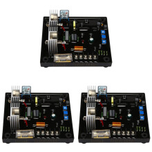 3X Uniwersalny Automatyczny Regulator Napięcia POW50A AVR 30A do Części Modułu Regulatora Regulatora Szczotki i Generatora Bezszczotkowego