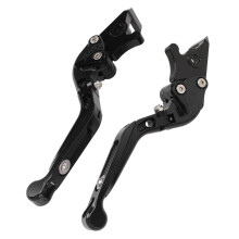 Levier d'embrayage et de frein en alliage d'aluminium pliable pour NMax 125/155, noir