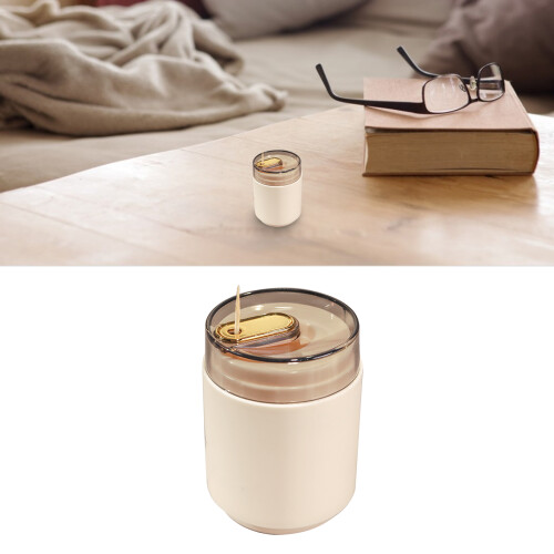 Press Toothpick Box Auto Eject, 100 g, Gold