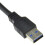 kenable USB 3.0 SuperSpeed Cable Type Plug A to Type B Plug BLACK 0.5m 2