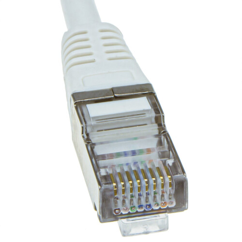 kenable Shielded FTP Network Ethernet RJ45 Cat5E-CCA PATCH 26AWG Cable  5m White 2