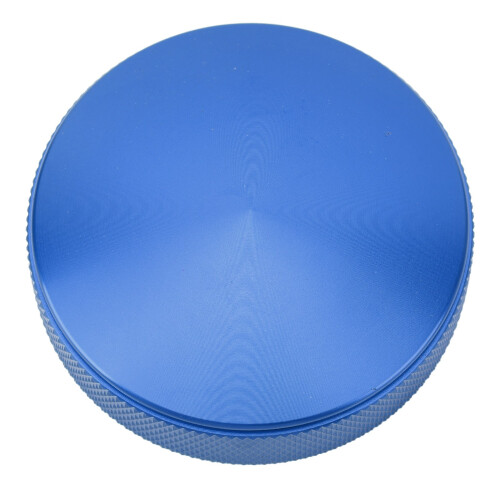 CNC Aluminum Front Brake Reservoir Cap for Multiple Motorcycle Models Blue 1