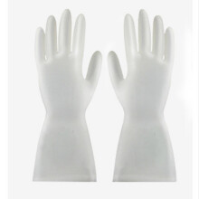 PVC Household Cleaning Gloves Waterproof Non-Slip Reusable Washing Gloves L