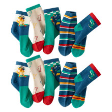 Kids Merino Wool Socks, Thick Hiking Socks Warm Thermal Cotton Crew Socks Soft Breathable Cozy Lightweight Non Slip Socks For School Playing And
