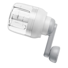 Tagliaglio Multiuso Portatile per Aglio, Bianco, ABS e Metallo, 230g