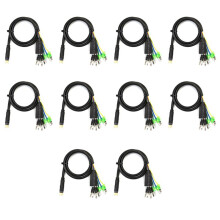 10Pcs 60cm E-Bike 9Pin Motor Convert Extension Cable Cord Waterproof Connector for Bafang Front Rear Wheel Hub Motors