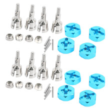 2set Wheel Conversion Set Axle & 12Mm Hex Dive Hub Turn 1/10 Road for 1/18 A959 A969 A979 A959B A969-B