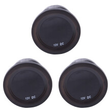 3X Impermeabile DC12V RD Digital Voltmetro Tre Fili Veicoli Motocicli Barca Auto Voltage Panel Meter