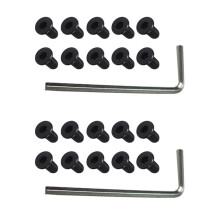 20Pcs Scooter Handlebar Front Fork Tube Screws with Hexagon Handle Replacement Parts Kits for M365 Es2