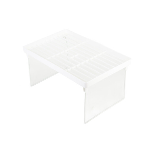 Multifunction Foldable Metal ABS Kitchen Cabinet Shelf, Space Saver 2