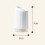 Luxurious Portable Toothpick Holder with Sliding Cover, PP+PS, Multi-Use 2