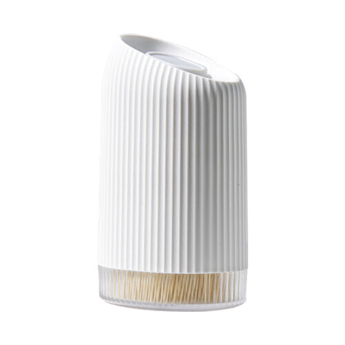 Luxurious Portable Toothpick Holder with Sliding Cover, PP+PS, Multi-Use 2