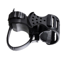 360 Grad drehbare Gummi Fahrradlicht Clip