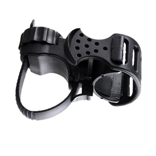 Portable Bike Flashlight Holder Rubber Clip 1