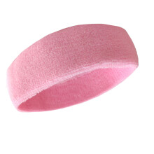 Fitness Headbands Breathable Elastic Sweat-Absorption Sport Hairbands Pink
