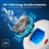 White Wireless Smoke Detector 9.0x9.0x3.2 cm 433 6