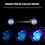 Interior Car Lights 4-Strip 48 LEDs 12V Multicolor 4