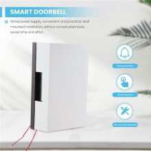 220V Wired Doorbell Manual Ding Dong Bell Chime for Home Hotel Access Control System Timbre Puerta Casa  Doorbell