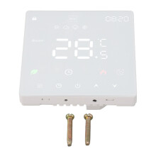 Vloerverwarming met stralingseffect, zeer nauwkeurige NTC-temperatuursensor, intelligente programmeerbare thermostaat, digitale huisverwarming,