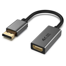 4K Display Port Till -Kompatibel Adapter, -Directional (DP) Computer To Screen Monitor Converter 4K 60Hz