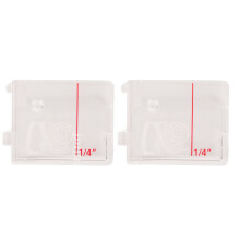 2Pcs Bobbin Cover Plate for Heavy Duty Transparent ABS High Accuracy Sewing
