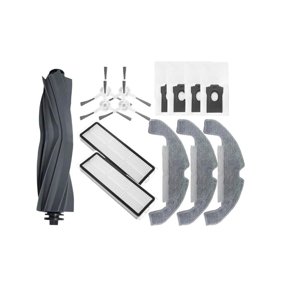 14Pcs For D10 Gen 2 Vacuum Cleaner Accessories Main Side Brush Filters Mop Dust Bag 4712367497275