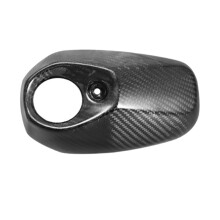 Motorcycle Exhaust Pipe Tail Hood Carbon Fiber Exhaust Muffler Protector Cover for XMAX 2023