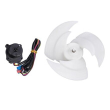 EAU65058502 EAU65058501 Refrigerator Freezer Condenser Fan Motor with Blade for Assembly Replace EAU64843805