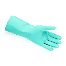 Guanti in NBR resistenti ai agenti chimici, 33 cm, protezione contro acidi, sostanze alkali, olio, abrasioni, DPI