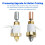 Ceramic Heating Block 320C High Tem High Flow 600mm/S High Speed Printiting 60W Heating for K1/K1 MAX 3D Printer, A 7