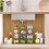 2PCS Clear Stackable Storage Drawers,Bathroom Makeup Organizer,Storage Bins for Home Organization and Storage 3