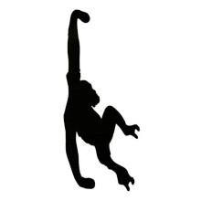 Wall Mounted Key Holder Room Decor Wall Key Rack Leash Hanger Retro Wall-Mounted Animal Key Hook Monkey