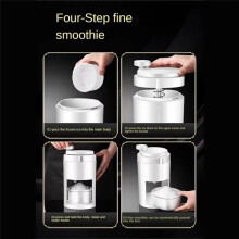 Portable Manual Ice Crusher,Multi-Function Smoothie Maker,Handheld Ice Shaver for Home Kitchen,Compact Hail Breaker Tool