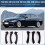 Door Pull Handle Set Replacement for  3 Series E90 E91 E92 316 318 320 325 328i 2004-2012 RHD Black 3