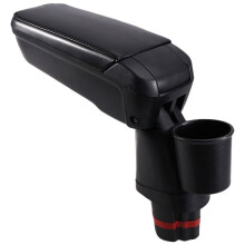 Wasserbecherhalter Mittelarmlehnenbox Mittelkonsole Armlehne für Fortwo Forfour 453 15-19 Schwarz