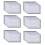 50PCS Transparent Waterproof Envelope Folder with Buttons, A4 Size, Thickened Plastic Material for School Office 1