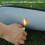 Fireproof Silicone Fiberglass Square Fire Pit Mat 60x53cm Gray 4