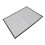 Fireproof Silicone Fiberglass Square Fire Pit Mat 60x53cm Gray 11